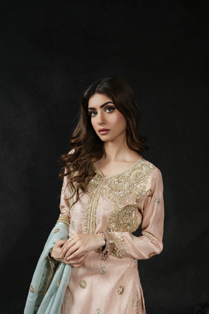 RANI Nawabi Gharara Ensemble | Signature Pakistani Bridal Wear | Elegance